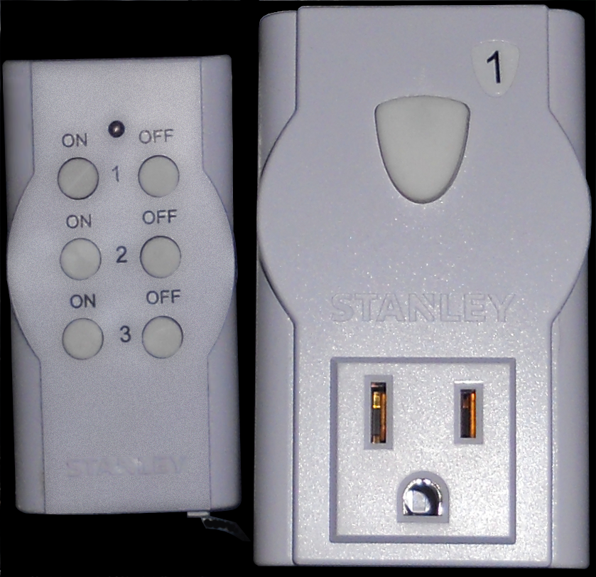 Stanley 31166 Wireless Remote Control System, White, 3 Each